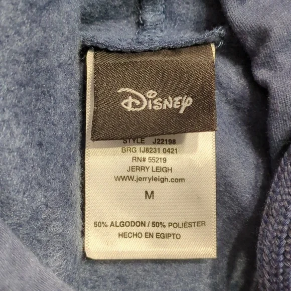 Disney Stitch Crop Hoodie set with pan Sweatshirt junior size M - Picture 4 of 8